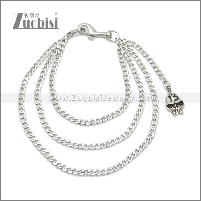 Mens Skull Wallet Chain for Jeans y000062S