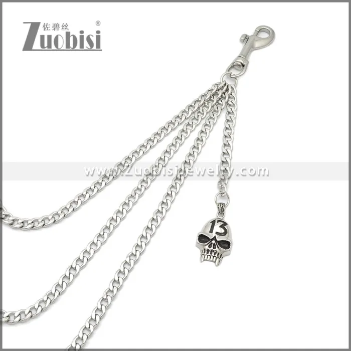 Mens Skull Wallet Chain for Jeans y000062S