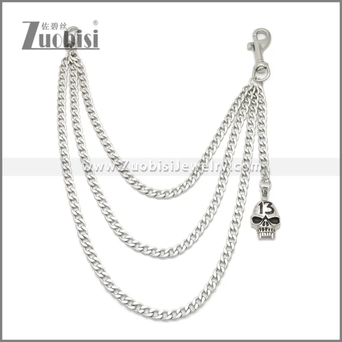 Mens Skull Wallet Chain for Jeans y000062S