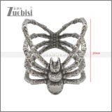 Stainless Steel Spider Rings r009207SA