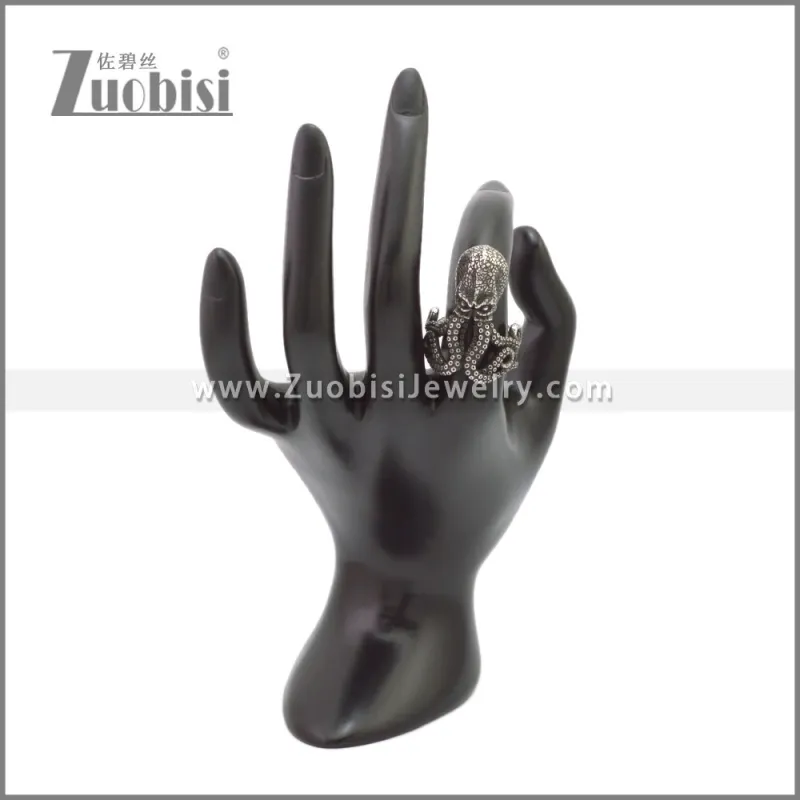 Stainless Steel Octopus Rings r009208A
