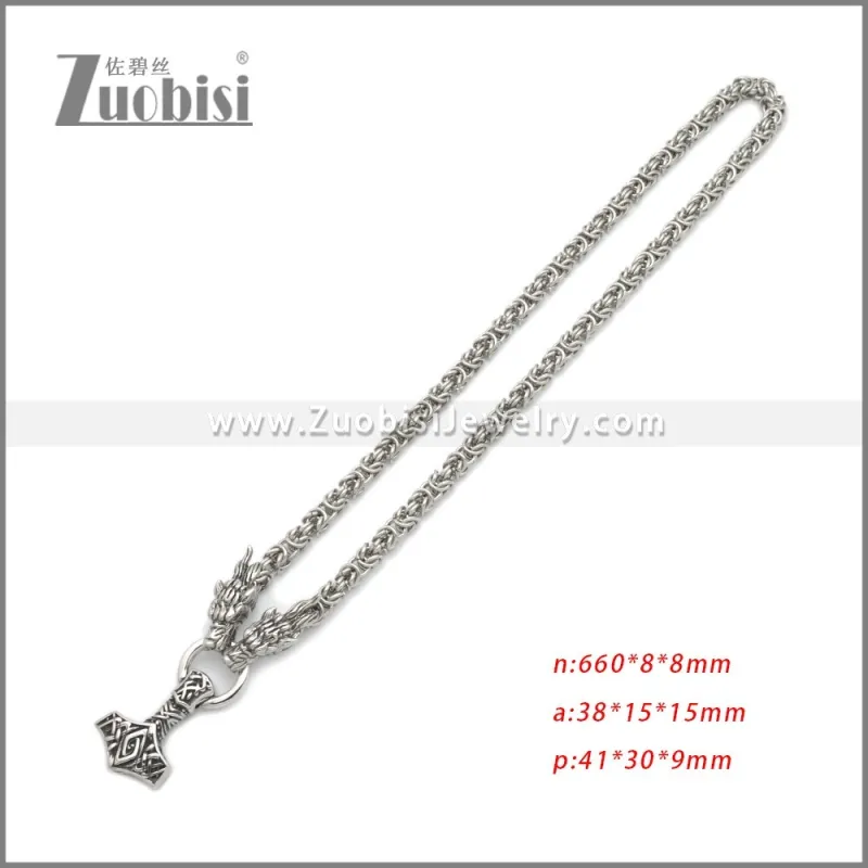 Stainless Steel Necklaces n003284S23