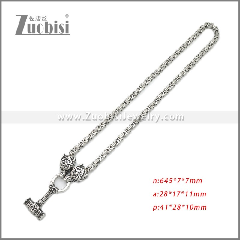 Stainless Steel Necklaces n003285S18