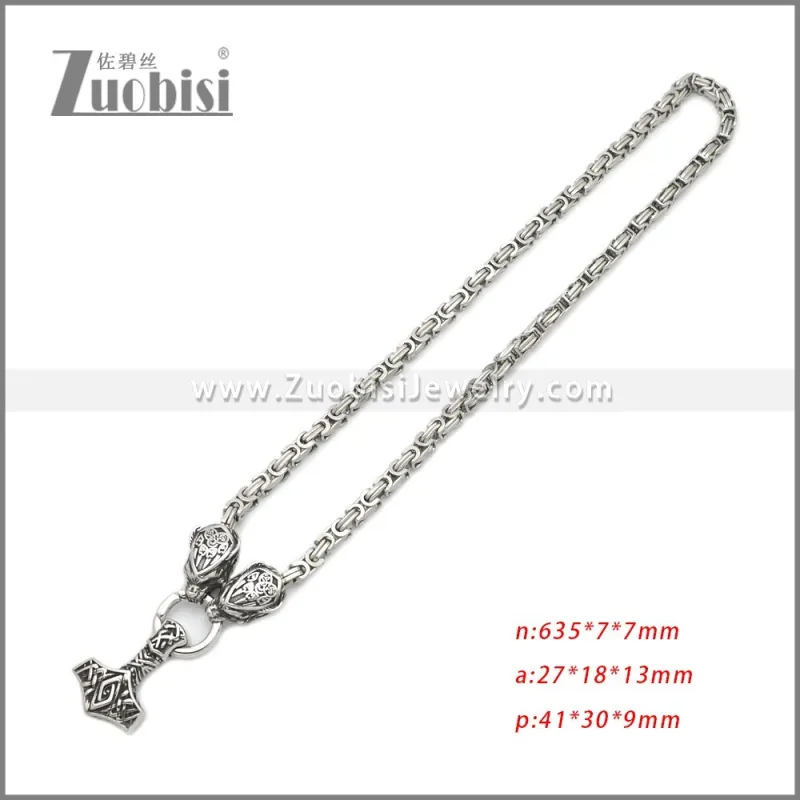 Stainless Steel Necklaces n003283S23