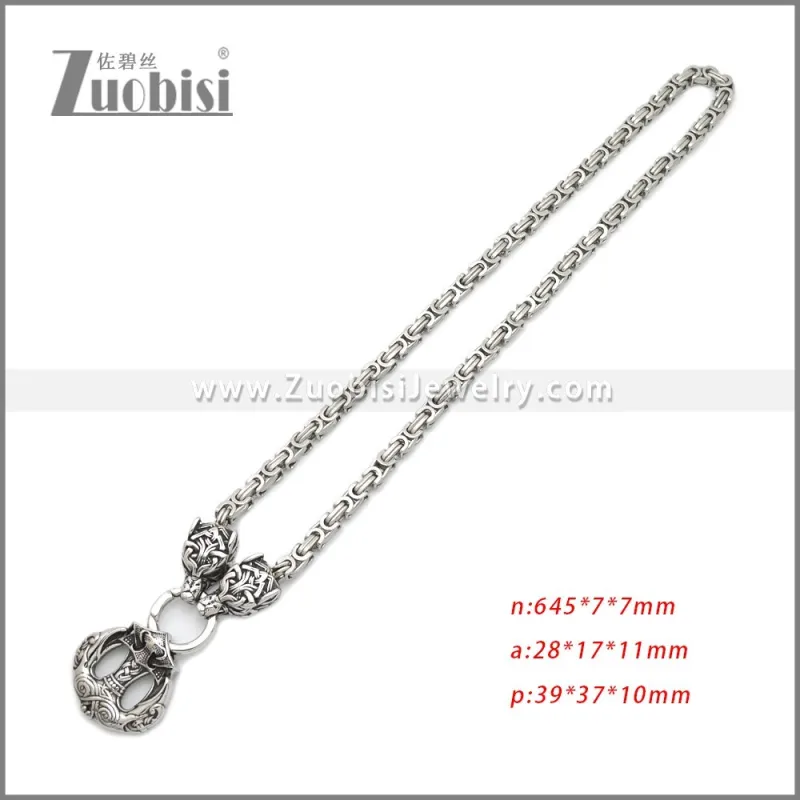 Stainless Steel Necklaces n003285S22