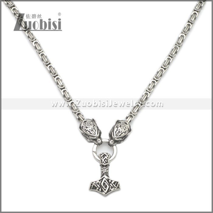 Stainless Steel Necklaces n003283S23