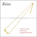 Stainless Steel Necklaces n003346G
