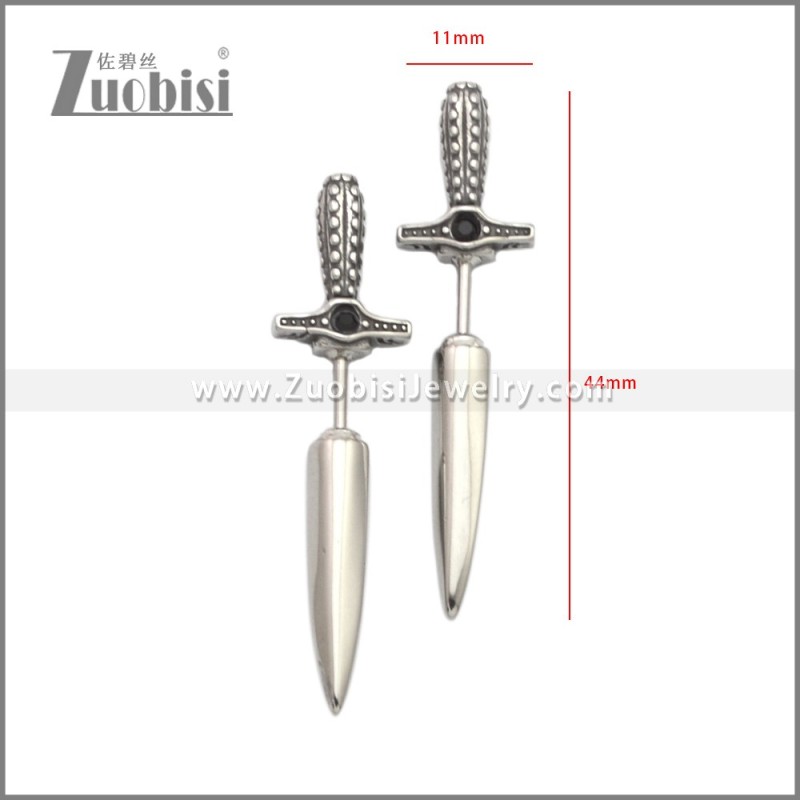 Stainless Steel Earrings e002267S
