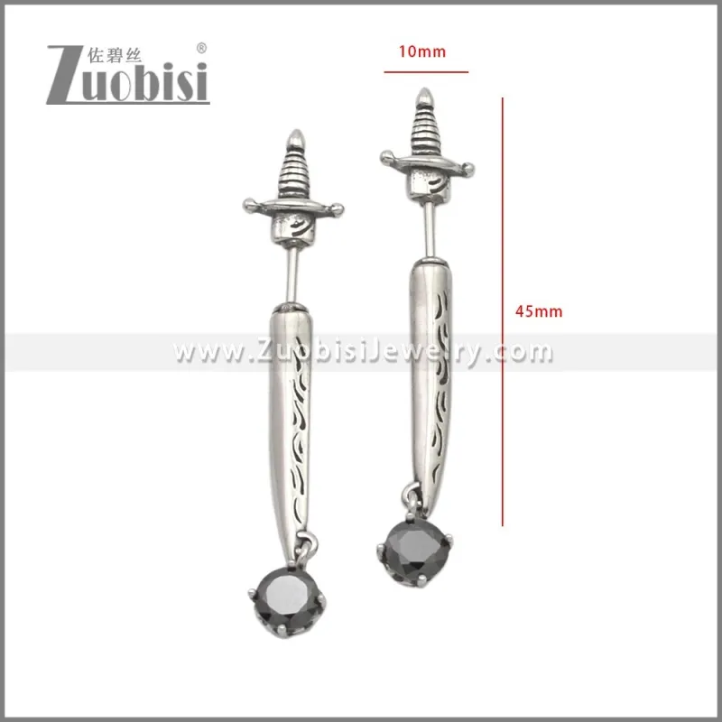 Stainless Steel Earrings e002265S