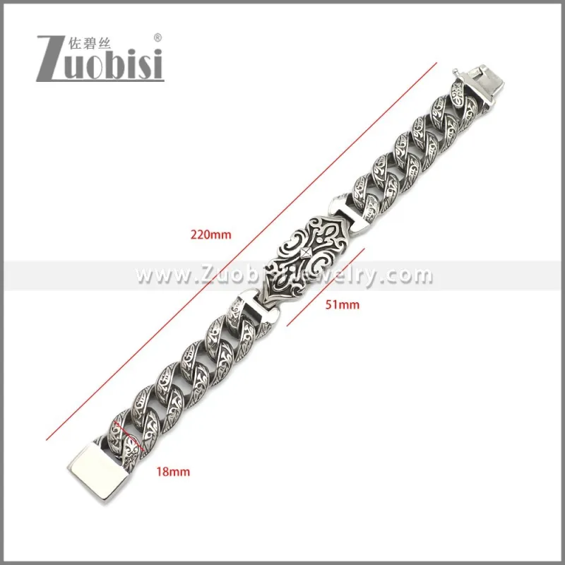 Stainless Steel Bracelet b010329SA