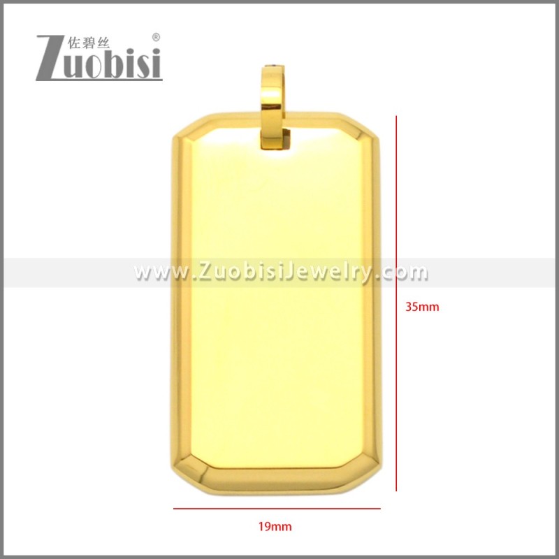 Stainless Steel Pendants p011352G