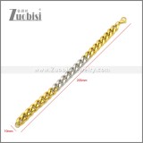 Stainless Steel Bracelet b010327SG1