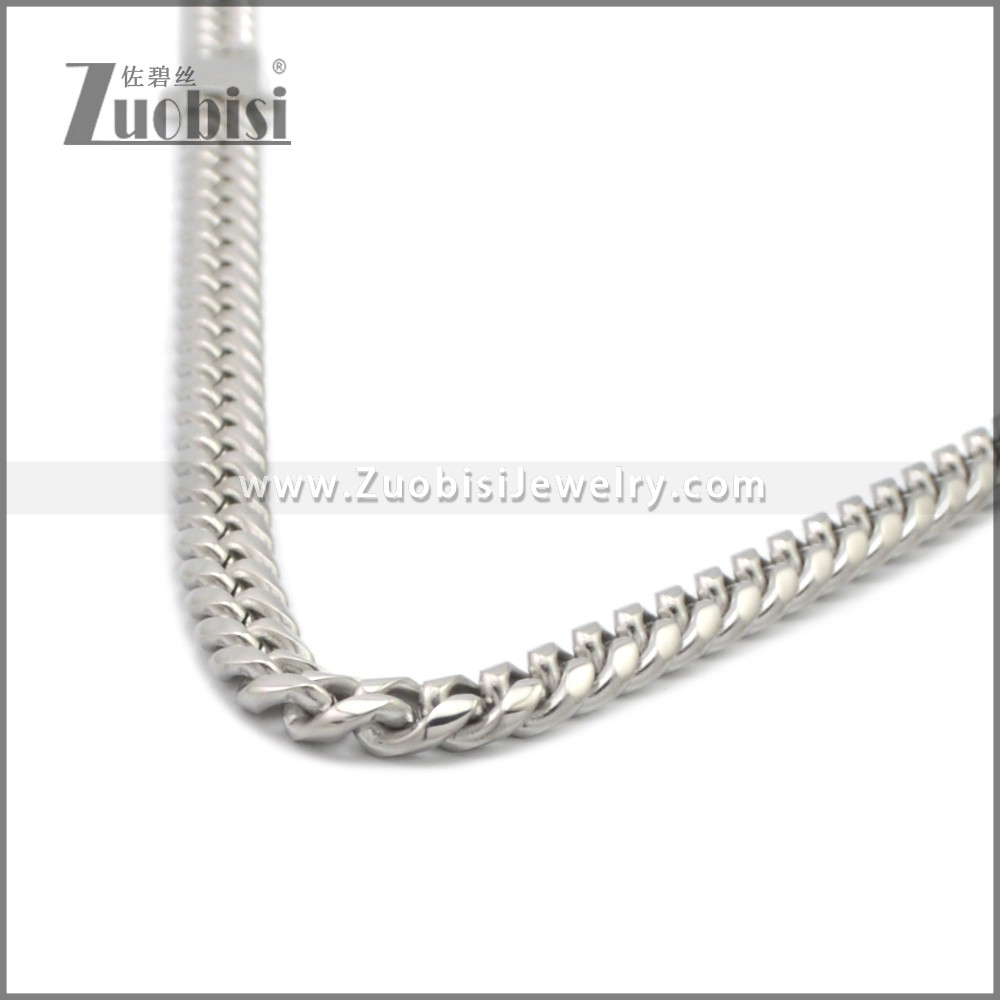 Stainless Steel Necklaces n003374S Zuobisi Jewelry