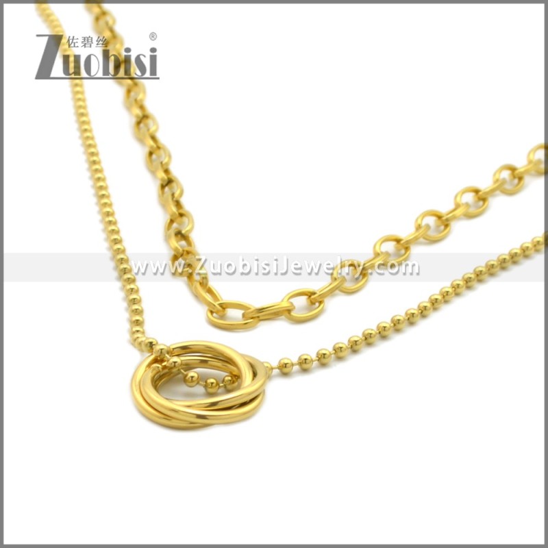 Stainless Steel Necklaces n003378G