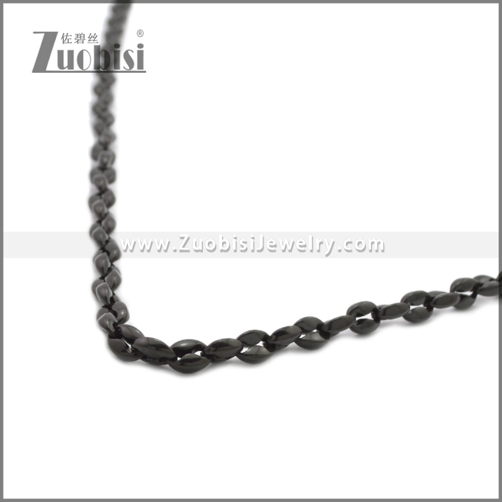 Stainless Steel Necklaces n003359H Zuobisi Jewelry