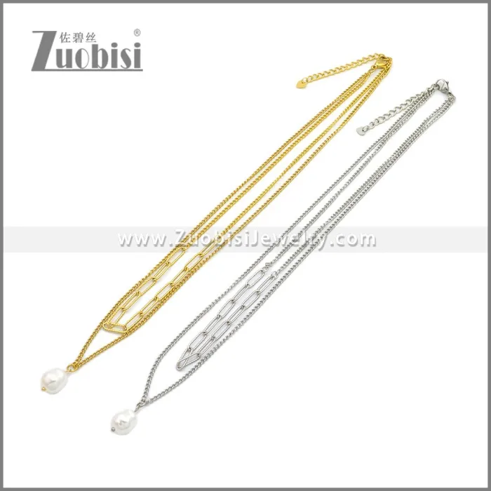 Stainless Steel Necklaces n003379S