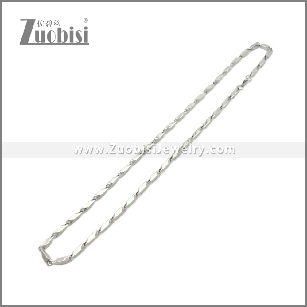 Stainless Steel Necklaces n003380S2 Zuobisi Jewelry