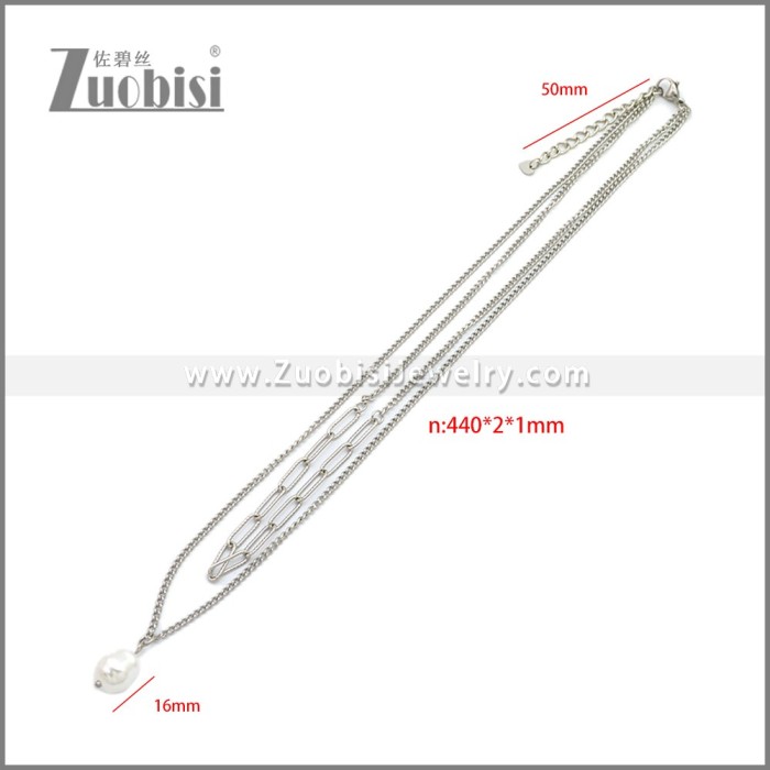 Stainless Steel Necklaces n003379S