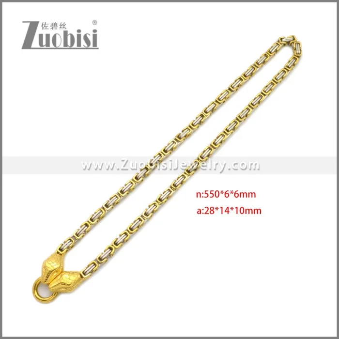 Stainless Steel Necklaces n003358GS