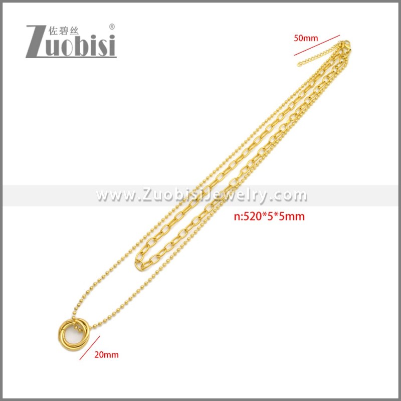 Stainless Steel Necklaces n003378G