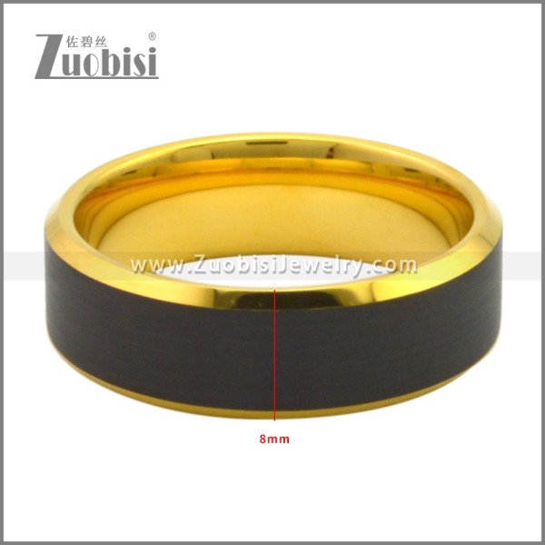 Tungsten Rings r009366GH Zuobisi Jewelry