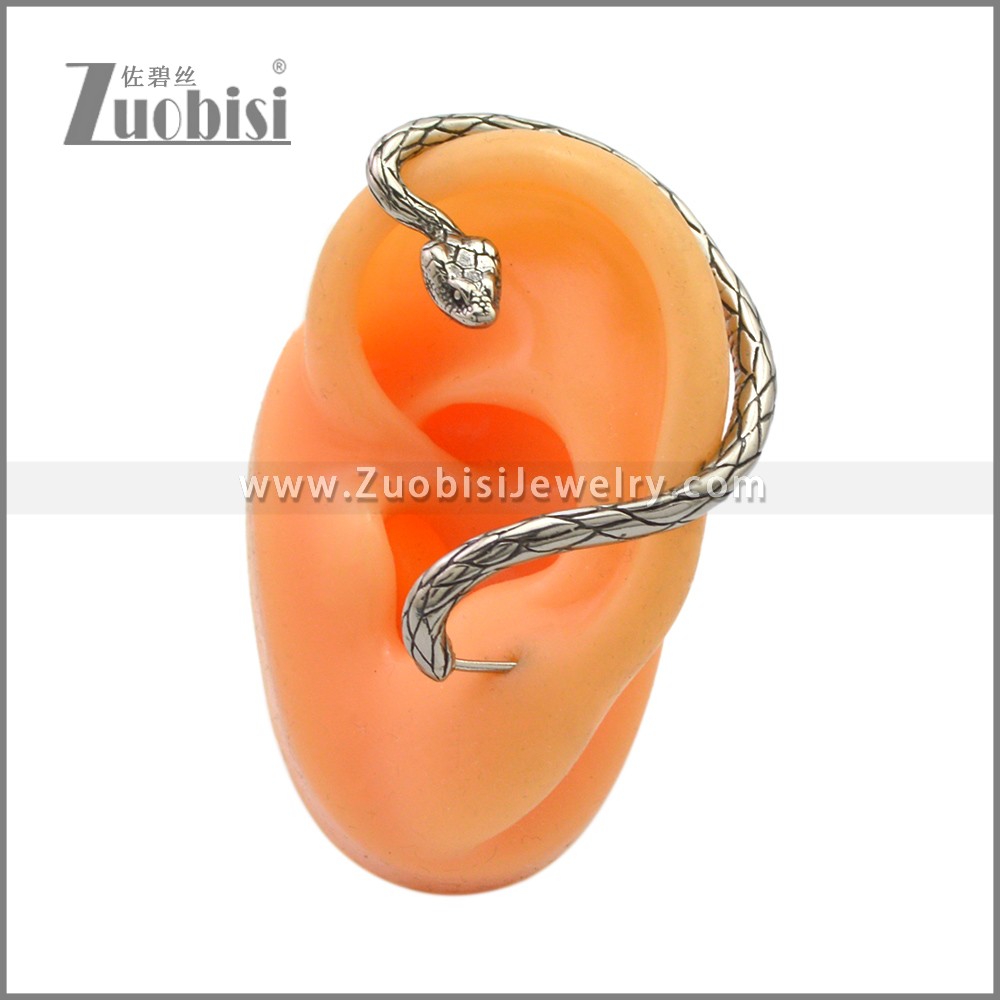 Stainless Steel Earrings e002276SA Zuobisi Jewelry