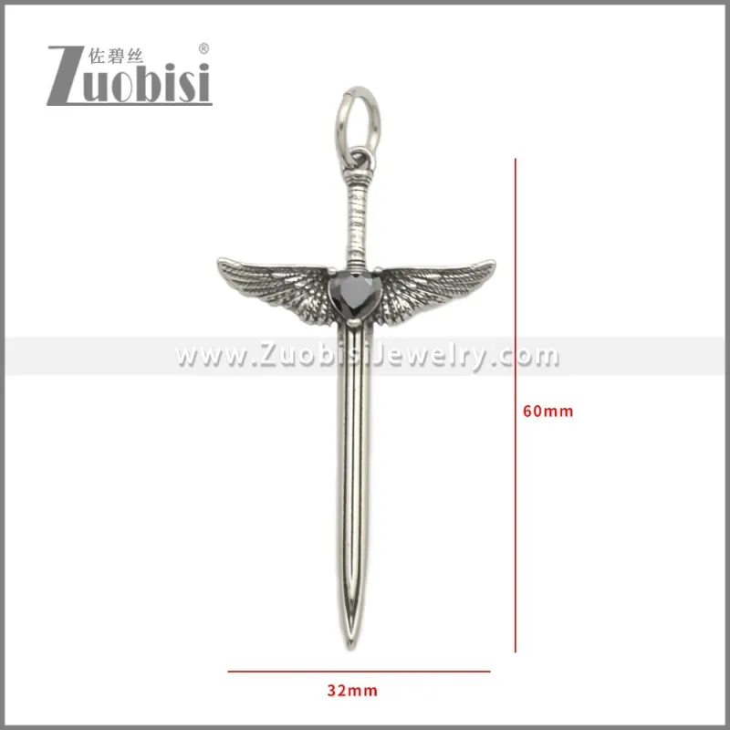 Stainless Steel Pendants p011393SA2