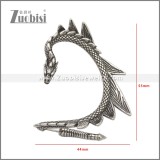 Stainless Steel Dragon Earrings e002272SA