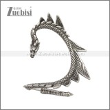 Stainless Steel Dragon Earrings e002272SA