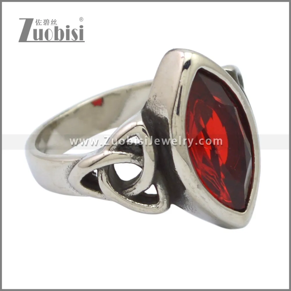 Ruby Stone Viking Ring