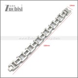 Stainless Steel Bracelets b010342S