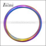 4mm Wide Rainbow Color Stainless Steel Rings r009500C (10pcs)