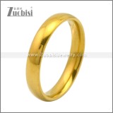 0.40CM Wide Gold Plated Stainless Steel Rings r009500G (price for 10pcs)