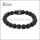 Natural Stone Lava Bead Bracelet b010356H1