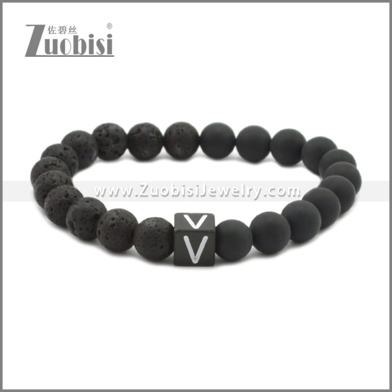 8mm Beads Lava Bracelets b010356H22