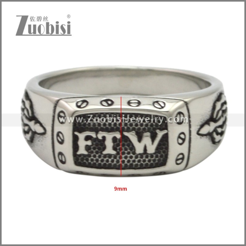 Stainless Steel Rings r009506SA