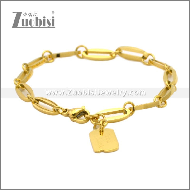 Stainless Steel Bracelets b010401G