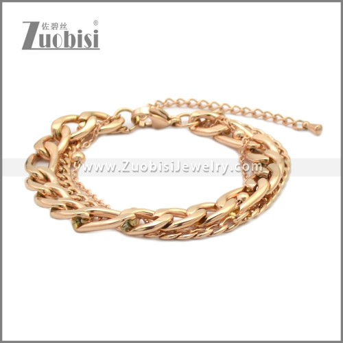 Stainless Steel Bracelets b010390R