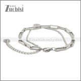 Stainless Steel Bracelets b010383S