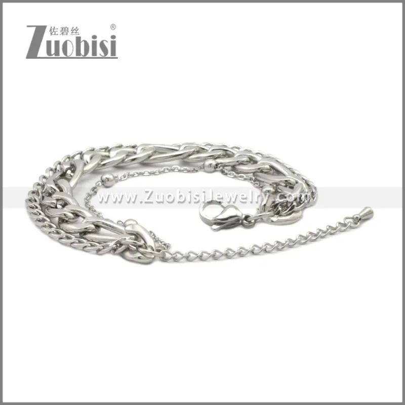 Stainless Steel Bracelets b010390S