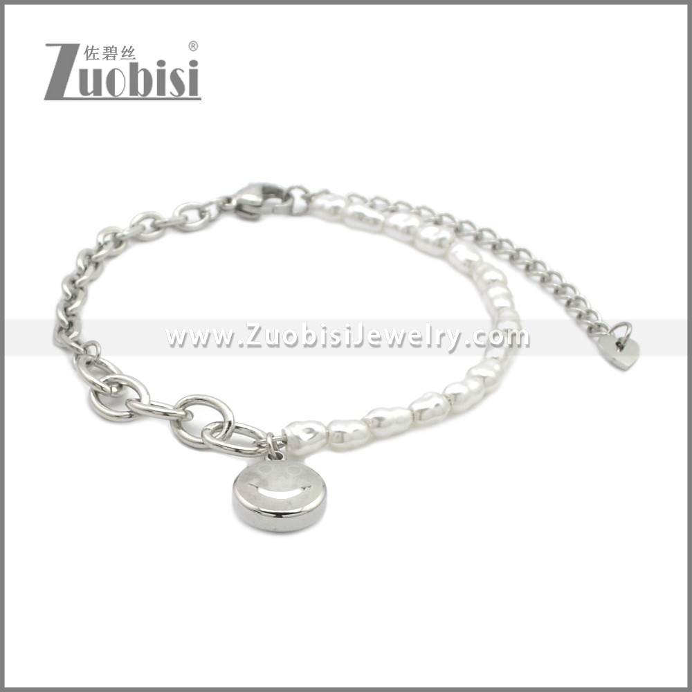 Stainless Steel Bracelets b010387S Zuobisi Jewelry