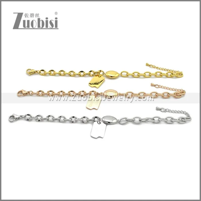 Stainless Steel Bracelets b010407R