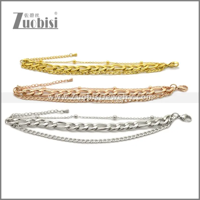 Stainless Steel Bracelets b010390G