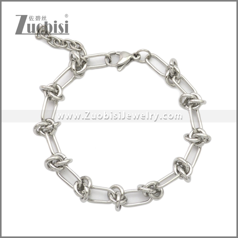 Stainless Steel Bracelets b010384S Zuobisi Jewelry