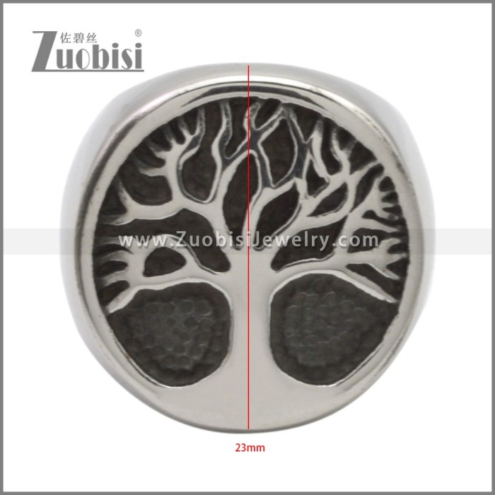 Stainless Steel Ring r009625SA