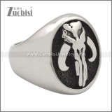 Stainless Steel Ring r009637SA