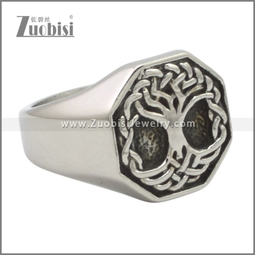 Stainless Steel Ring r009627SA