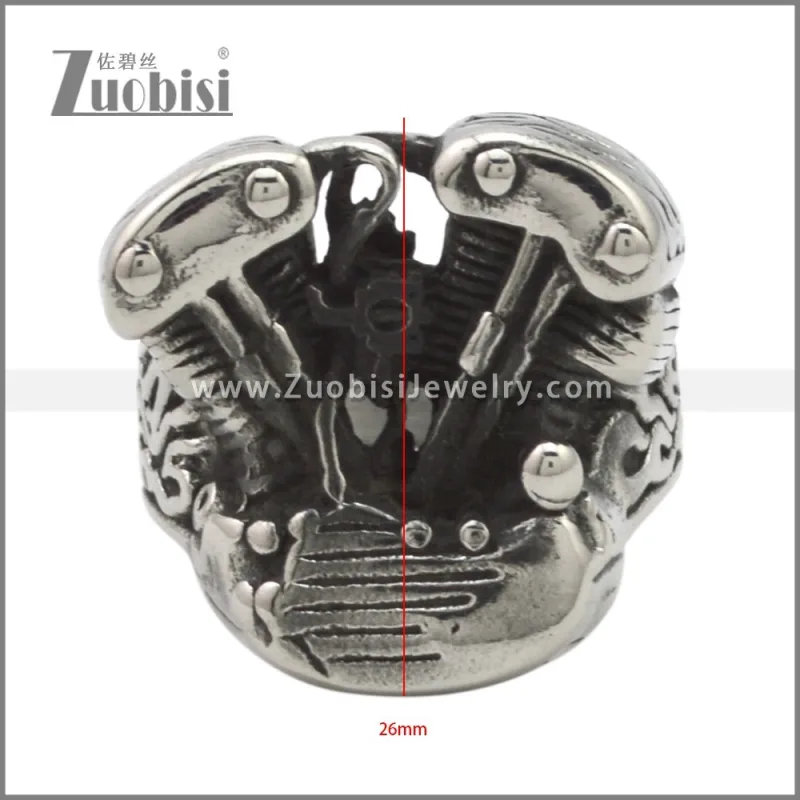 Stainless Steel Ring r009573SA