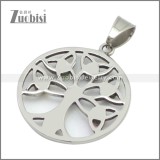 Stainless Steel Celtic Knot Tree of Life Charm p011537S