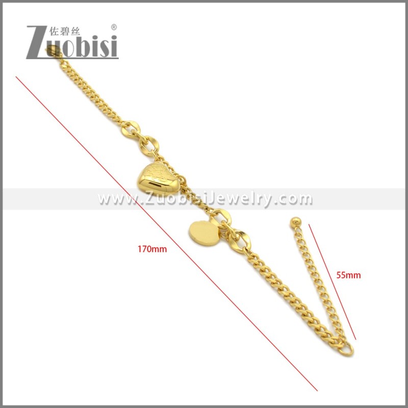 Stainless Steel Bracelet b010412G